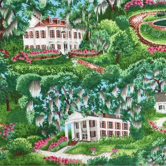 Vtg cotton wuilting fabric Southern Charm #5202 Spring Industries 38” x 44” - Picture 5 of 8